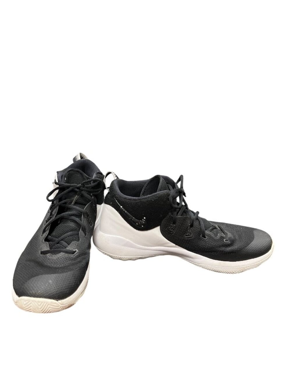 Nike Zoom Rev 2 mens black white mid baskeball casual sneakers sz 15 SKU 10-828
